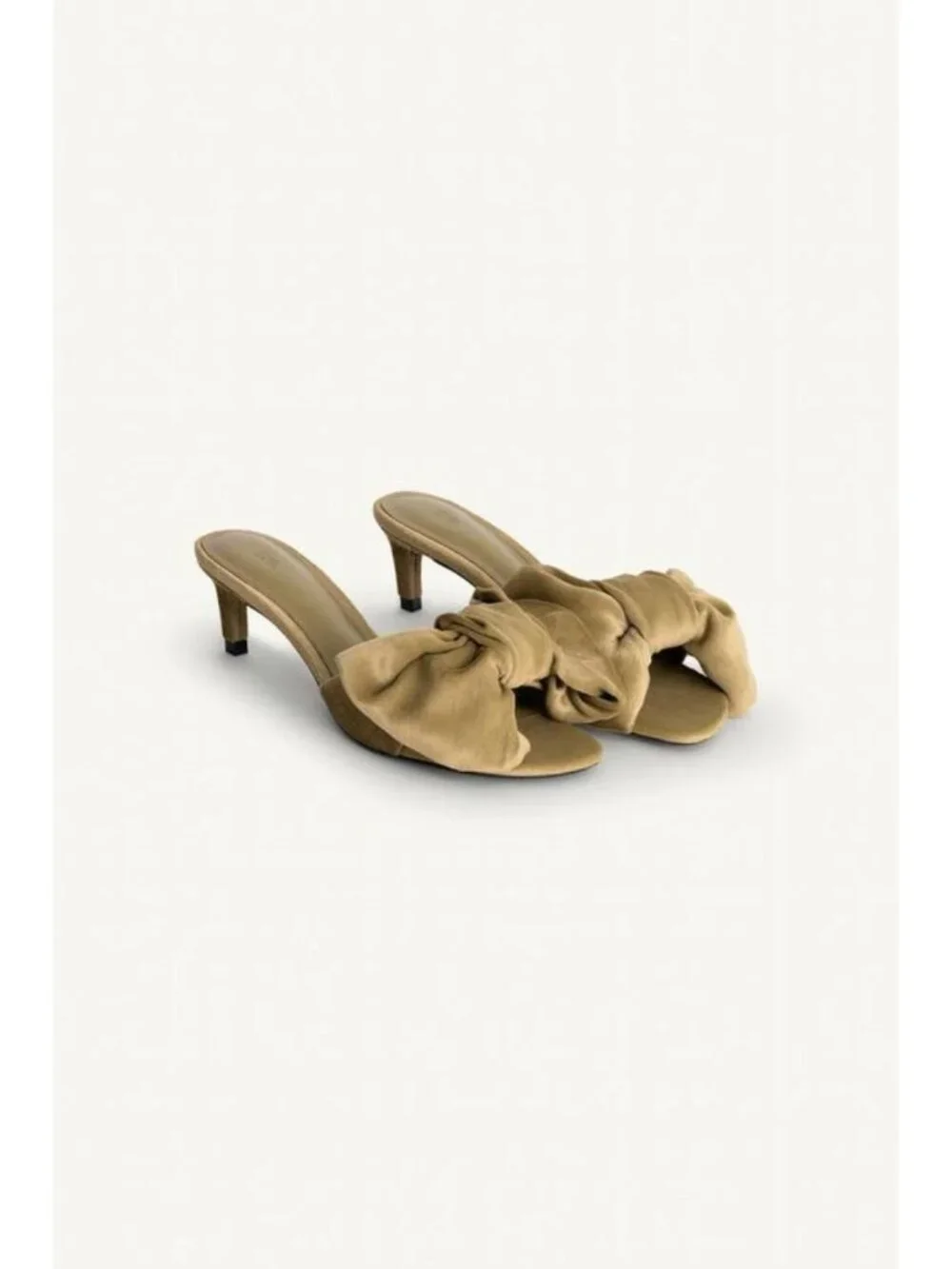 ZARA MAXI BOW HEELED SANDALS - LIMITED EDITION - Picture 1 of 8